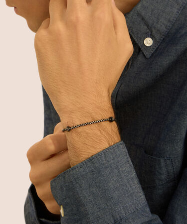 Bracciale Essential Code Acciaio Nero