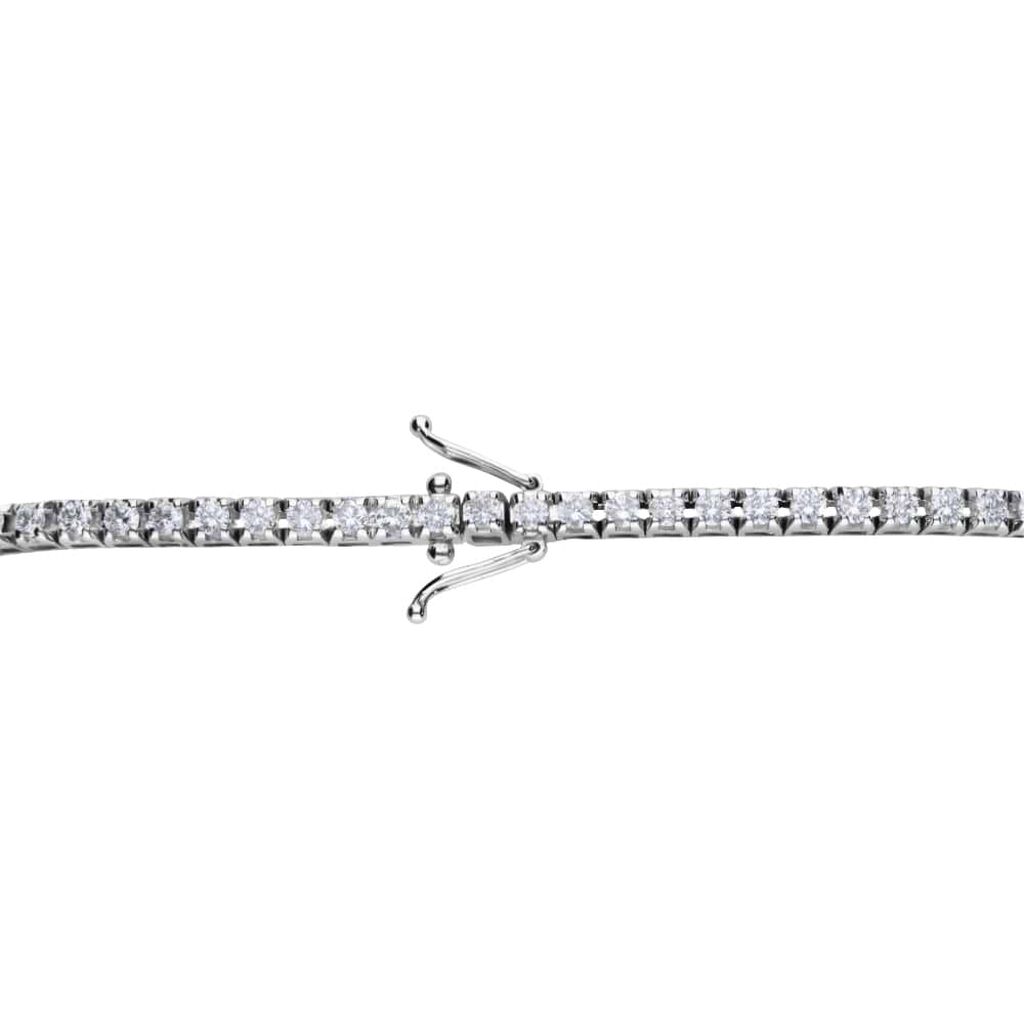 Tennis in oro bianco e diamanti 2.50 ct - Bracciali Donna | Stroili