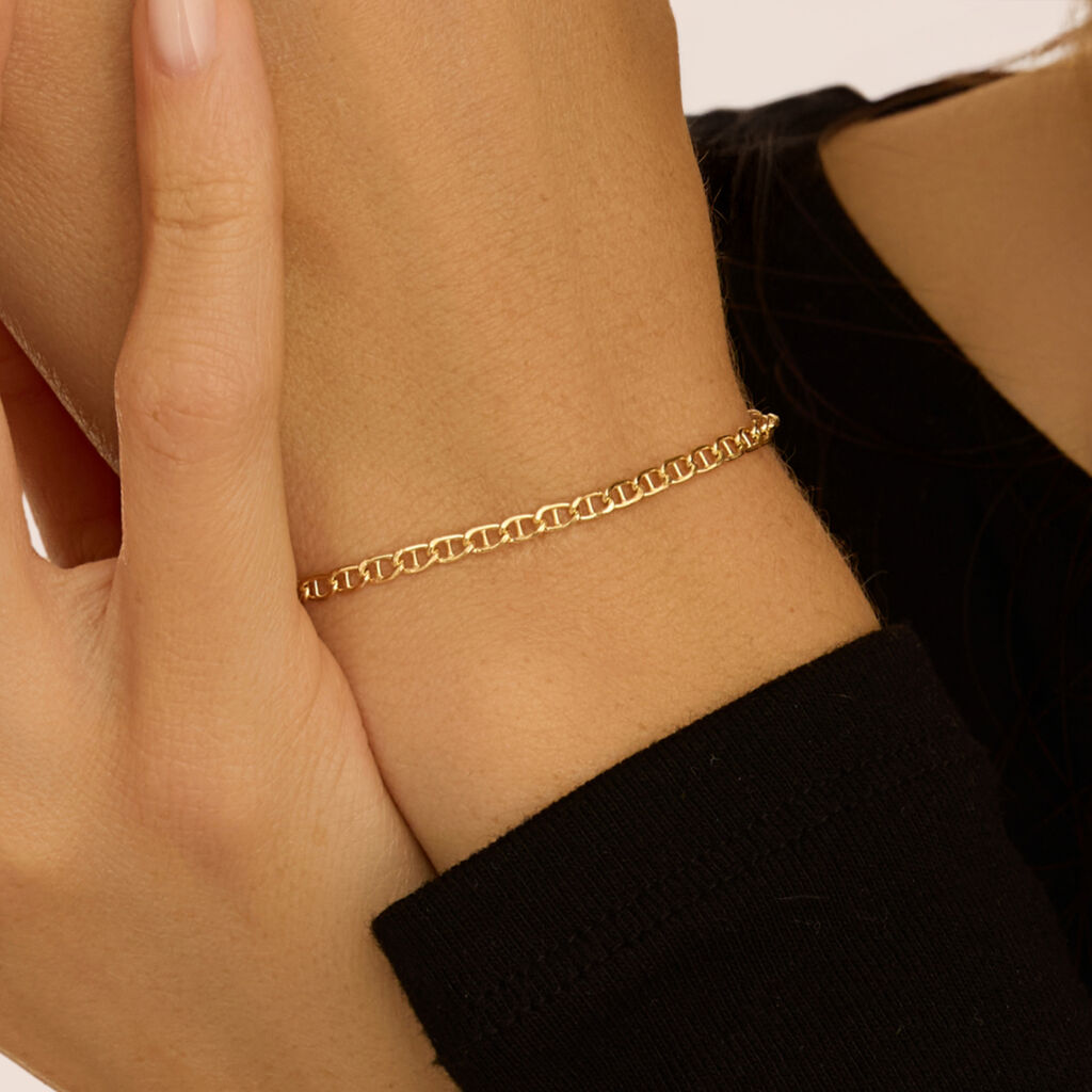 Bracciale Catena Colette Oro Giallo - Bracciali Unisex | Stroili