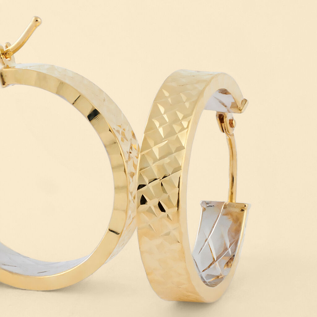 Orecchini A Cerchio Toujours Oro Bicolore - Orecchini a Cerchio Donna | Stroili
