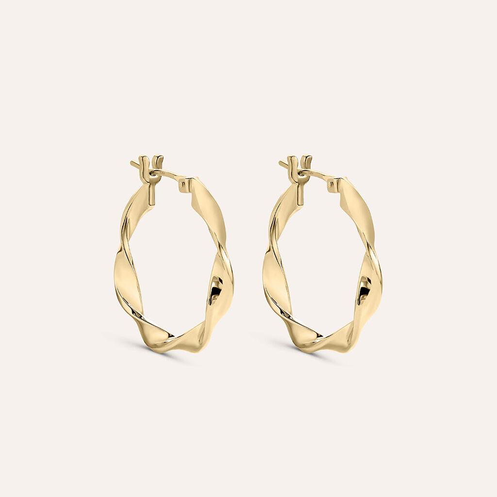 Orecchini A Cerchio Golden Dream Placcato Oro Giallo - Orecchini a Cerchio Donna | Stroili