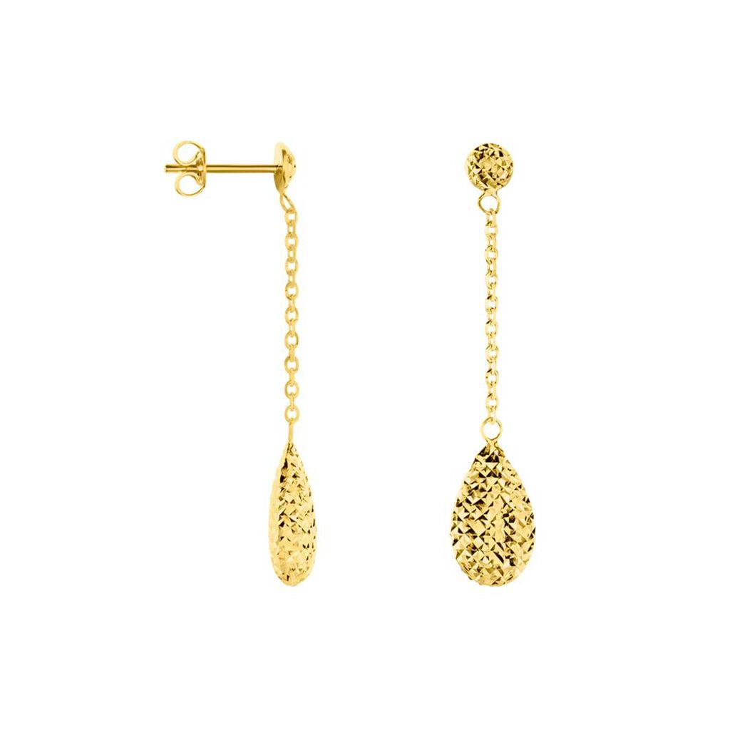 Orecchini Pendenti Golden Lover Oro Giallo - Orecchini Pendenti Donna | Stroili