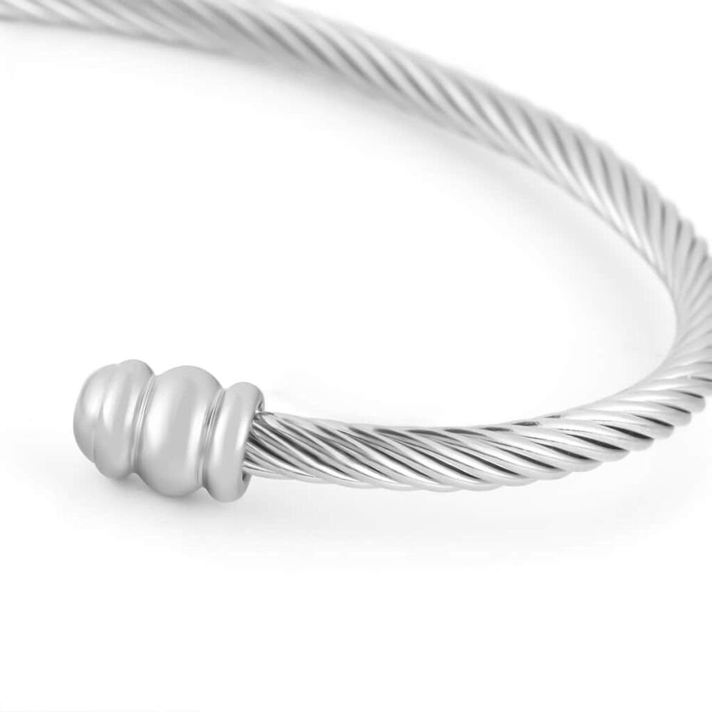 Bangle Lady Code Acciaio - Bracciali Rigidi Donna | Stroili