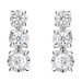 Orecchini Lobo Trilogy Diamazing Oro Bianco Diamante - Orecchini a Lobo Donna | Stroili