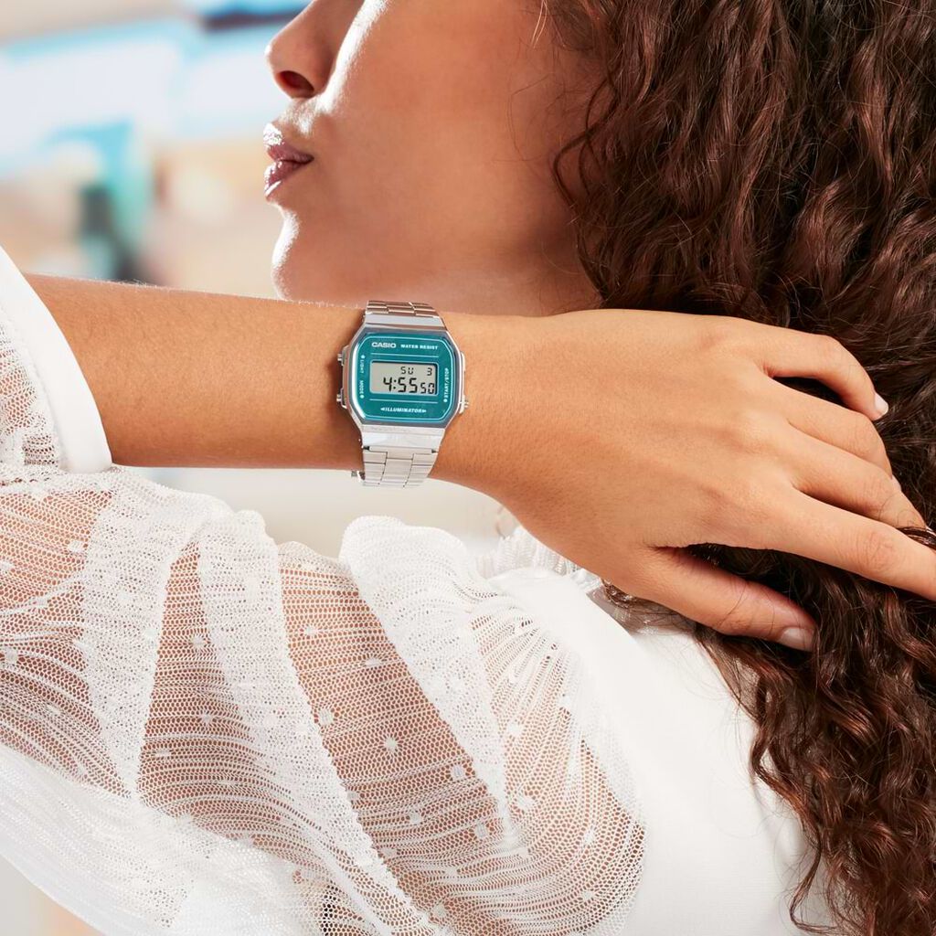 Orologio Al Quarzo Casio Vintage Collection A168wem-2ef