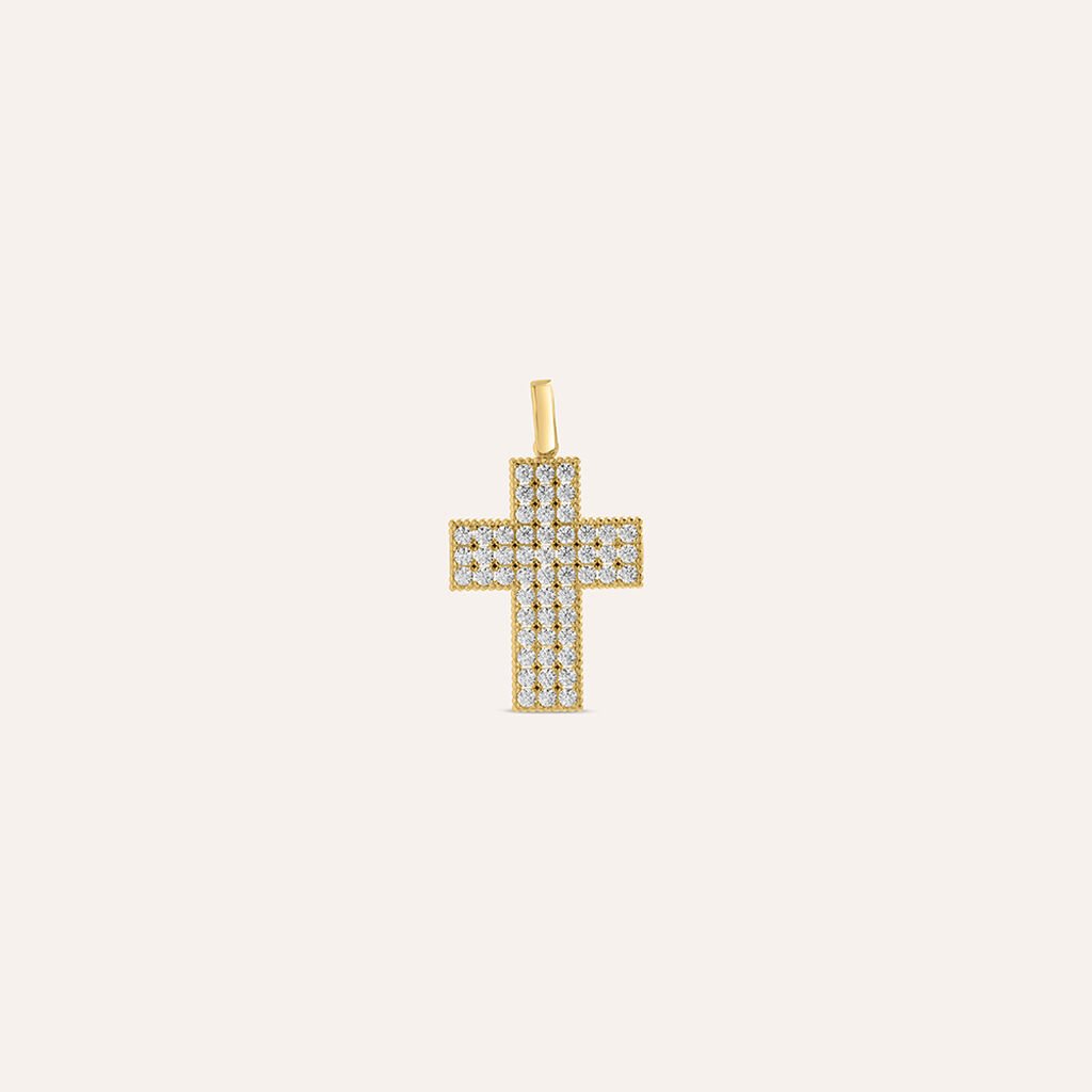 Pendente Holy Oro Giallo Cubic Zirconia