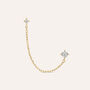 Mono Orecchino Lobo Punto Luce Golden Dreams Placcato Oro Giallo Cubic Zirconia