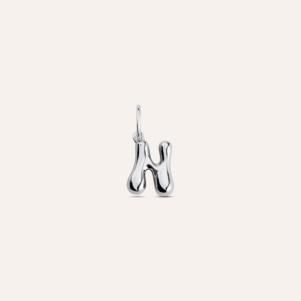 Pendente Love Beats Argento Rodiato
