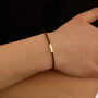 Bracciale Con Targhetta L'homme Or Oro Giallo