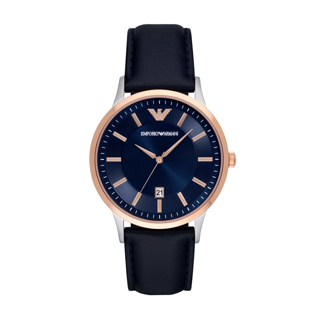 Orologio Uomo Emporio Armani quadrante blu AR2506 - Orologi Uomo | Stroili