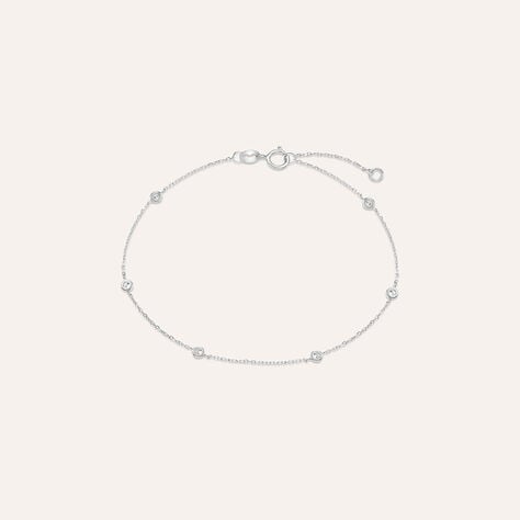 Bracciale Multi Punto Luce Claire Oro Bianco Cubic Zirconia - Bracciali Amicizia Donna | Stroili