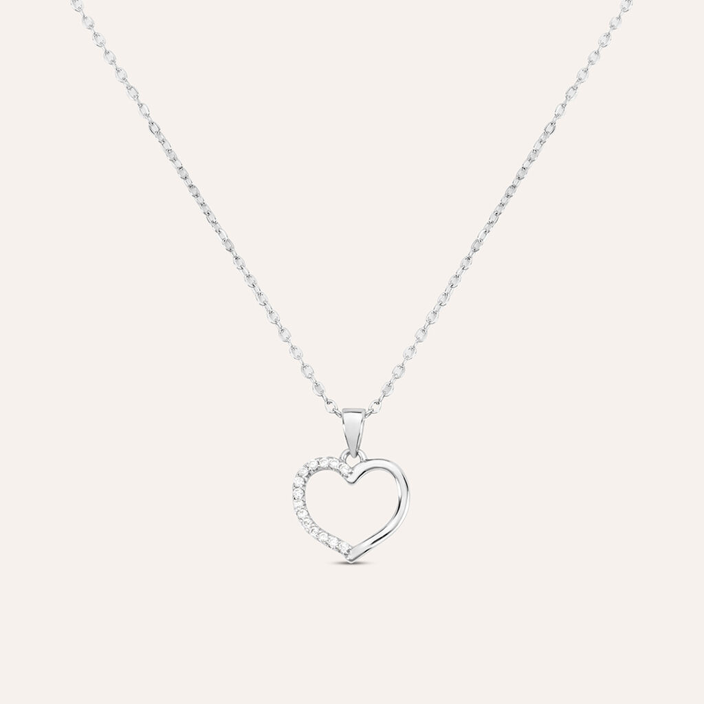 Collana Silver Moments Argento Rodiato Cubic Zirconia