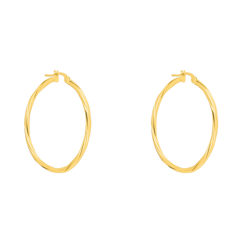 Orecchini A Cerchio Toujours Oro Giallo - Orecchini a Cerchio Donna | Stroili