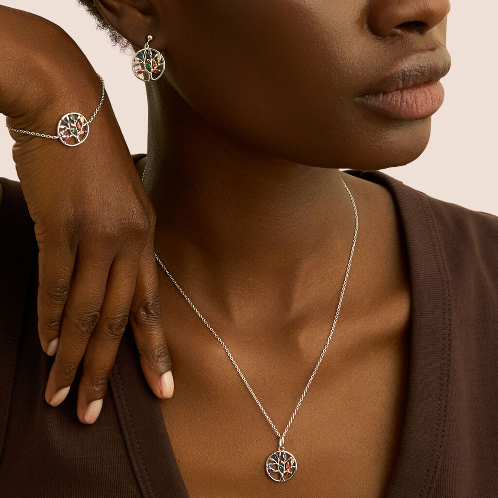 Collana Silver Moments Argento Rodiato Cubic Zirconia - Collane Donna | Stroili