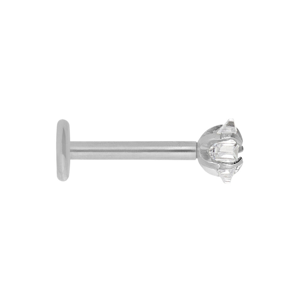 Piercing Orecchio Tragus Helix Conch Lady Code Acciaio Cristallo - Piercing Orecchio Donna | Stroili