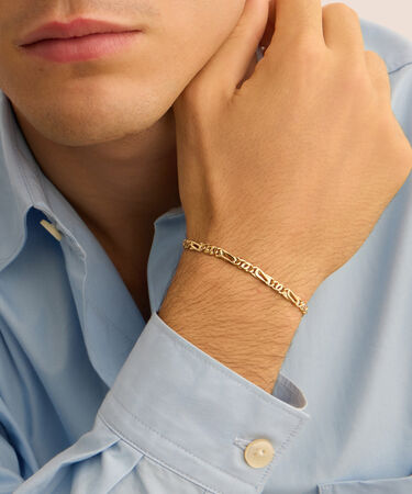 Bracciale Catena Oro Uomo Oro Giallo
