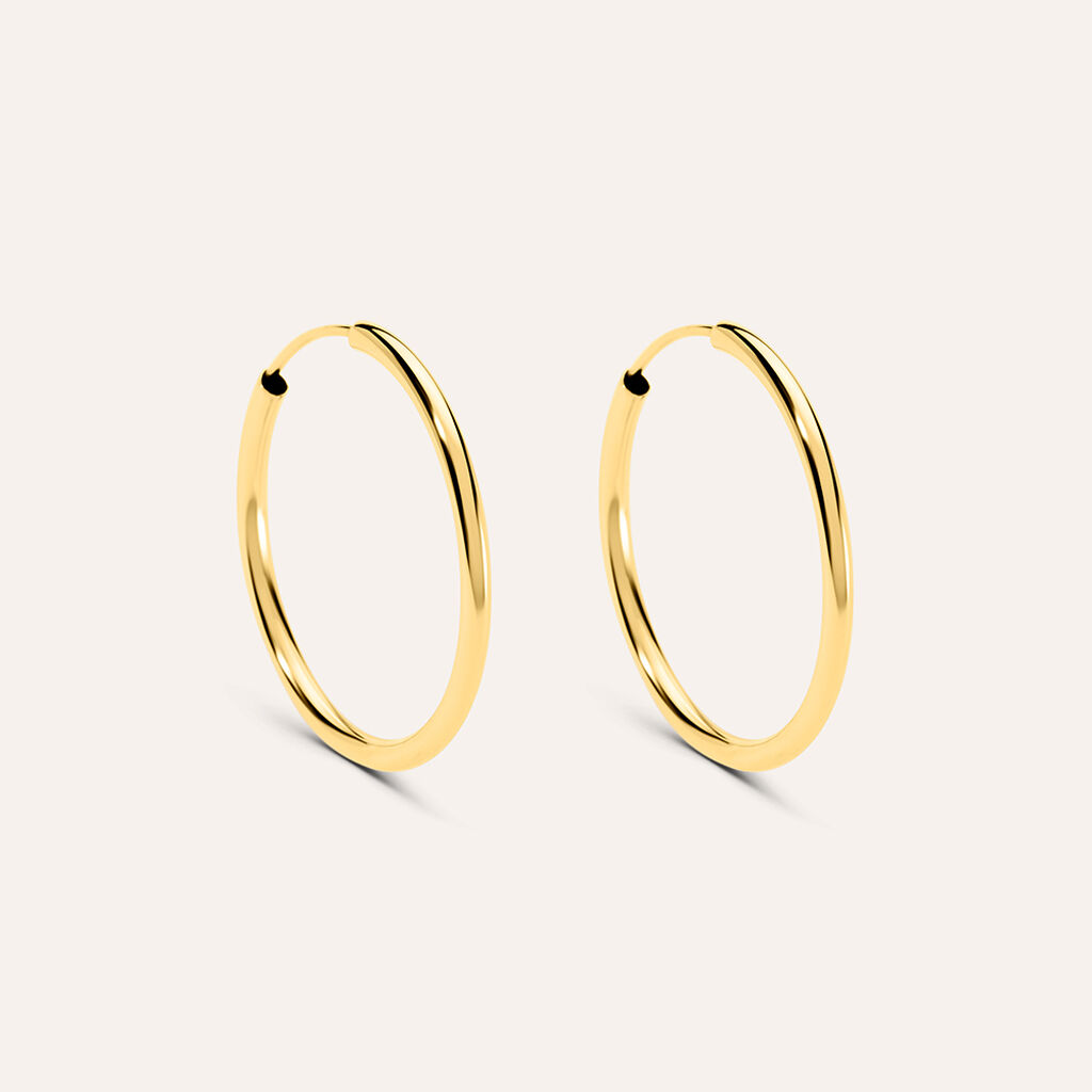 Orecchini A Cerchio Toujours Oro Giallo - Orecchini a Cerchio Donna | Stroili