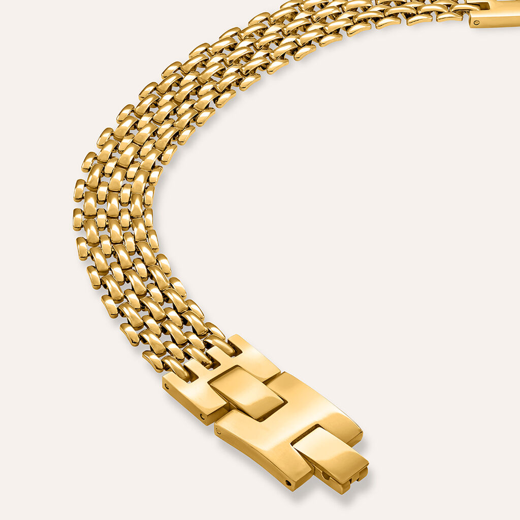 Bracciale Panther Chain Lady Code Acciaio Dorato - Bracciali Donna | Stroili