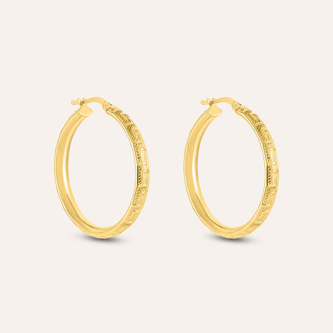 Orecchini A Cerchio Toujours Oro Giallo - Orecchini a Cerchio Donna | Stroili