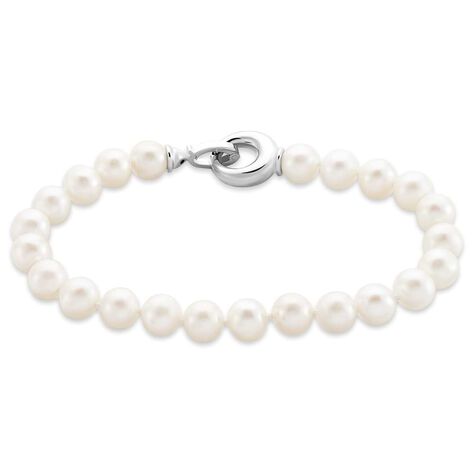 Bracciale Gabrielle Oro Bianco Perla D'Acqua Dolce Cubic Zirconia - Bracciali Donna | Stroili