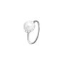 Anello Fantasia Silver Pearls Argento Rodiato Perla sintentica Cubic Zirconia