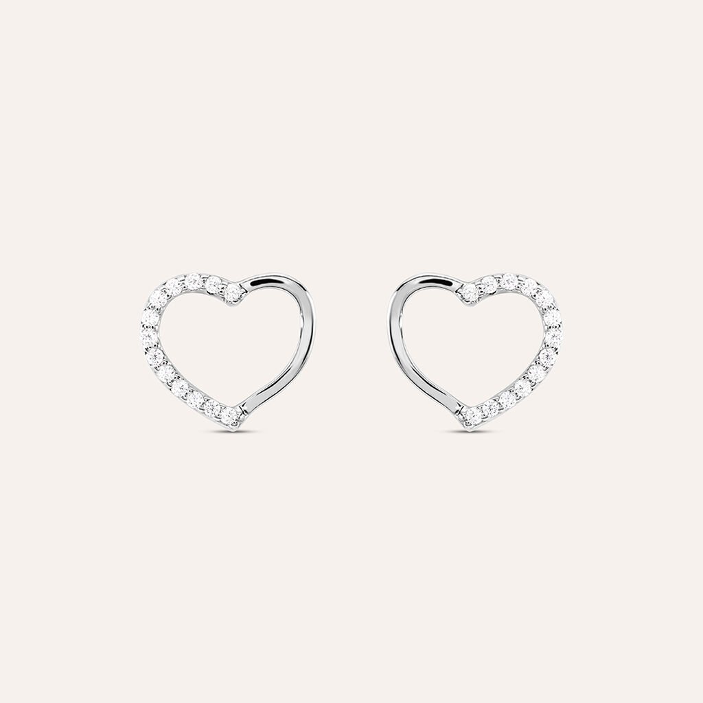 Orecchini Lobo Silver Moments Argento Rodiato Cubic Zirconia - Orecchini a Lobo Donna | Stroili