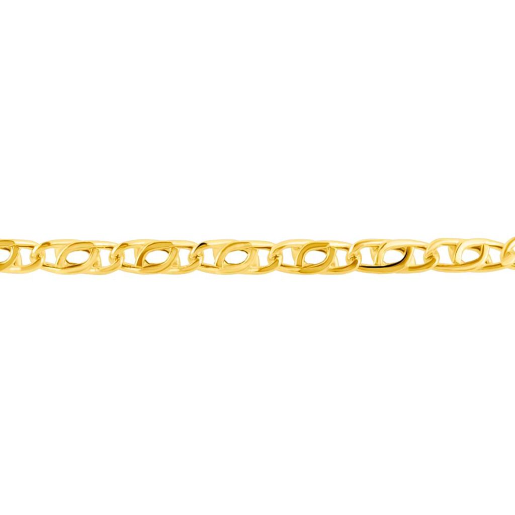 Bracciale Catena Oro Uomo Oro Giallo