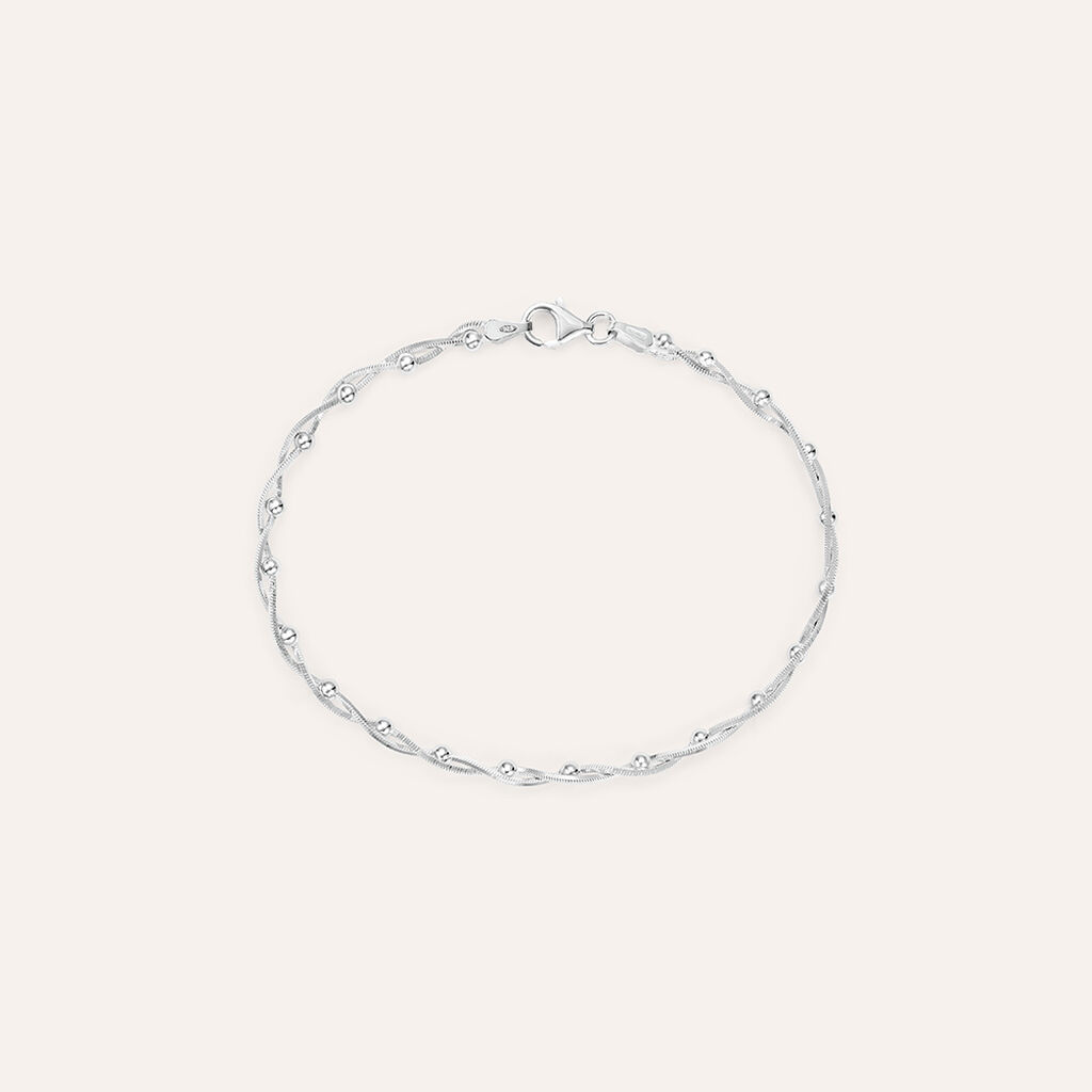 Bracciale Catena Silver Collection Argento Rodiato