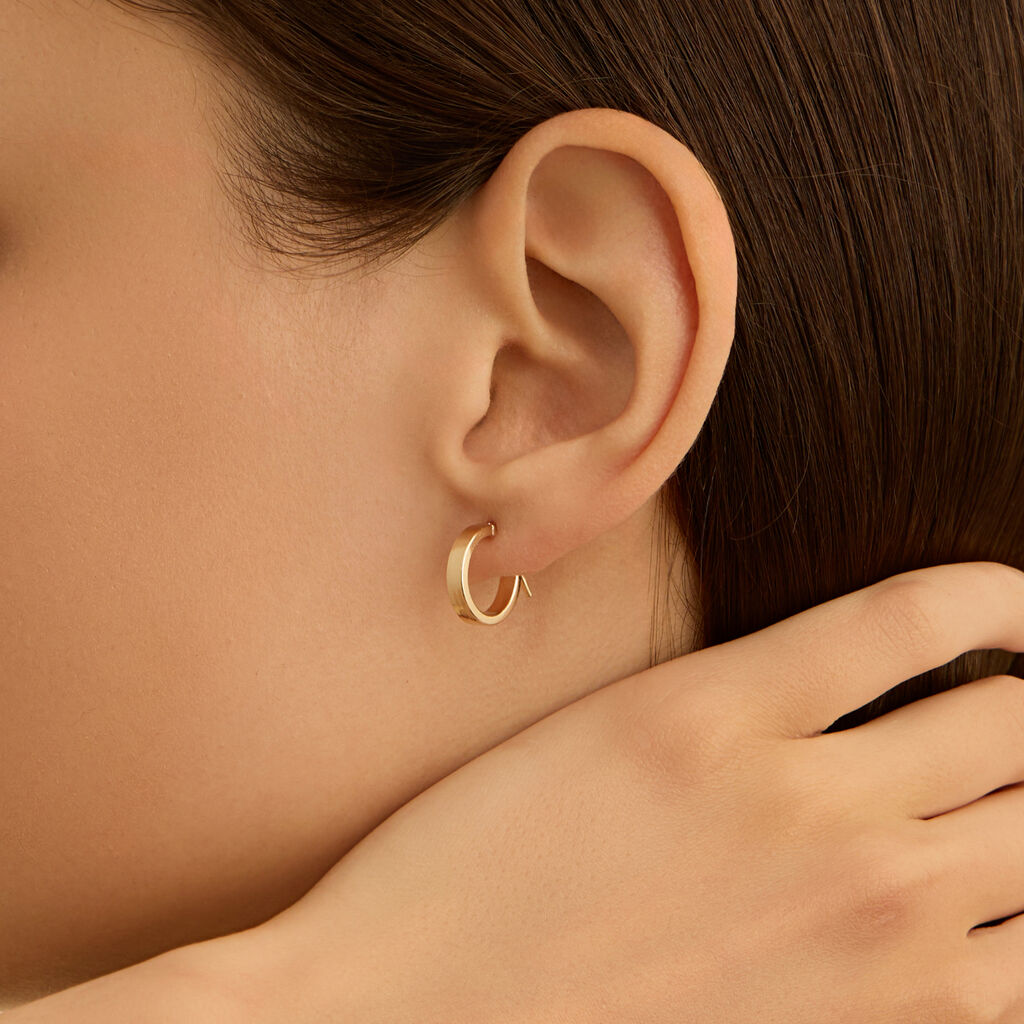 Orecchini A Cerchio Toujours Oro Giallo - Orecchini a Cerchio Donna | Stroili