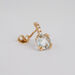 Orecchini Lobo Punto Luce Amélie Oro Giallo Topazio Cubic Zirconia - Orecchini a Lobo Donna | Stroili