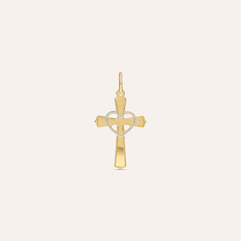 Pendente Holy Oro Bicolore - Ciondoli con Incisione Donna | Stroili
