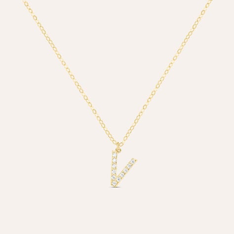 Collana Claire Oro Giallo Cubic Zirconia - Collane Donna | Stroili