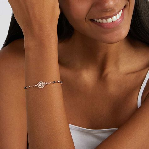 Bracciale Rosario Silver Soul Argento Rosa Cristallo - Bracciali con Rosario Donna | Stroili