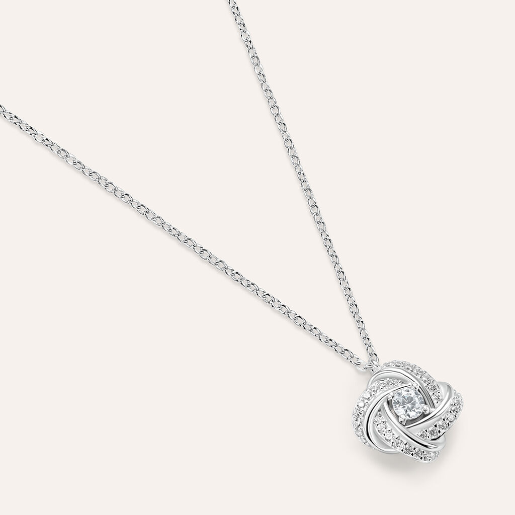 Collana Silver Elegance Argento Rodiato Cubic Zirconia - Collane Donna | Stroili