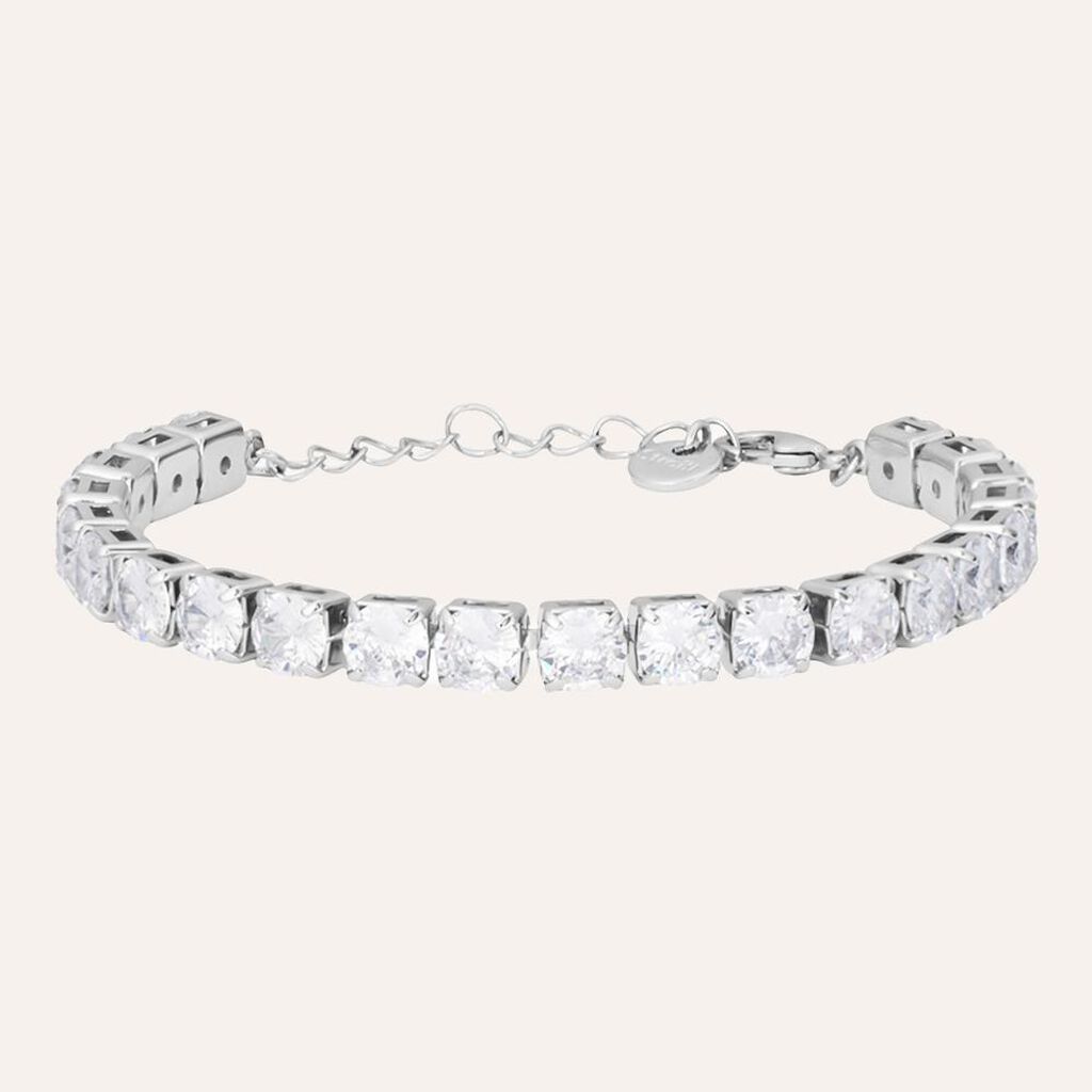 Bracciale Tennis Romantic Shine Metallo Cristallo