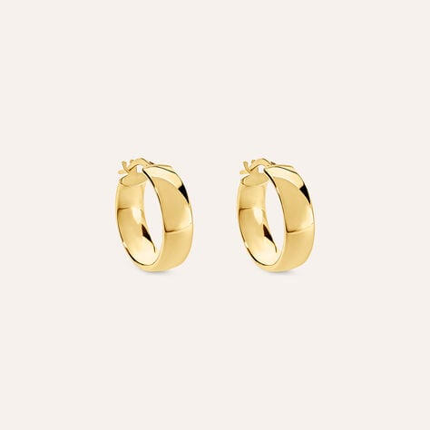 Orecchini A Cerchio Toujours Oro Giallo - Orecchini a Cerchio Donna | Stroili