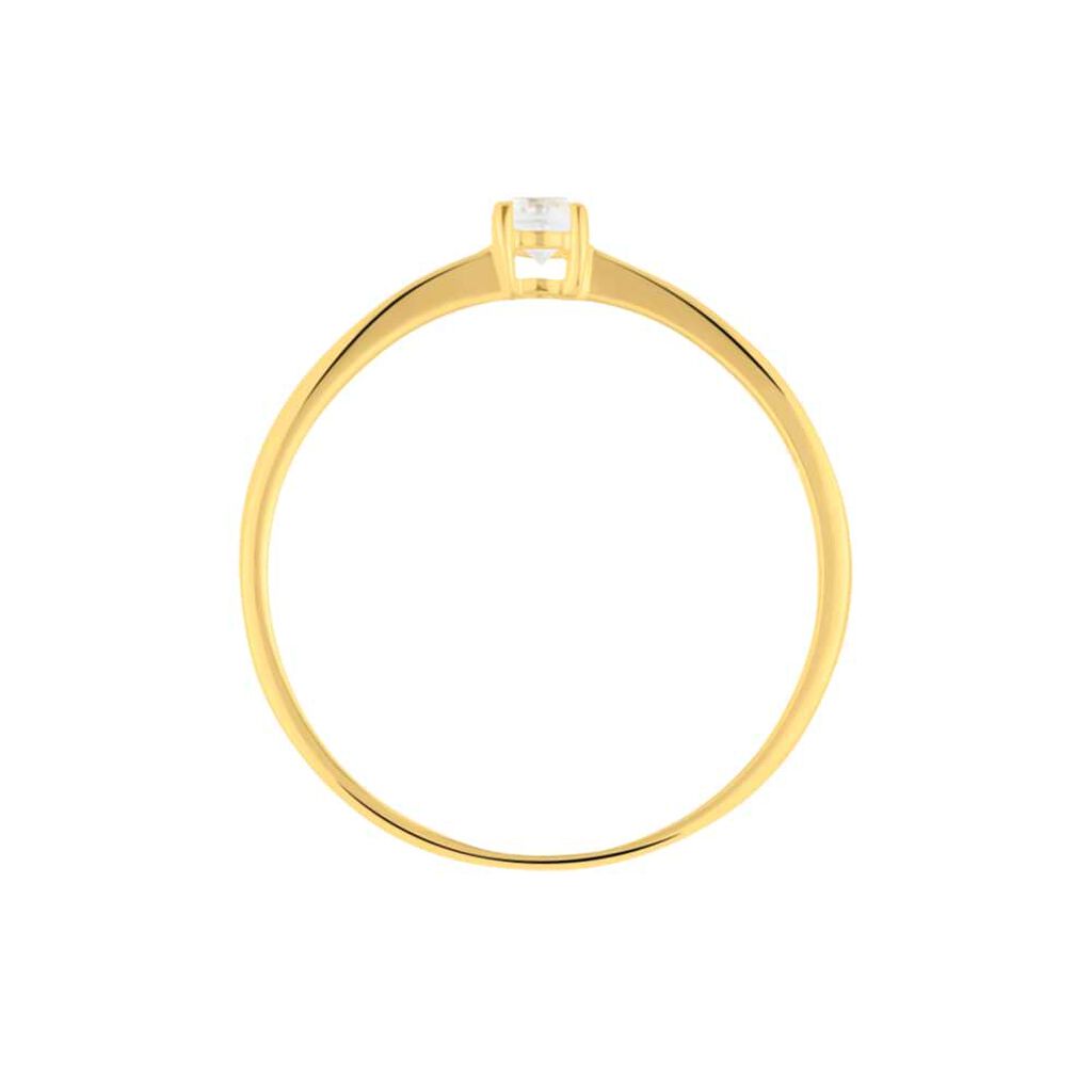 Anello Solitario Claire Oro Giallo Cubic Zirconia - Anelli con Pietre Donna | Stroili