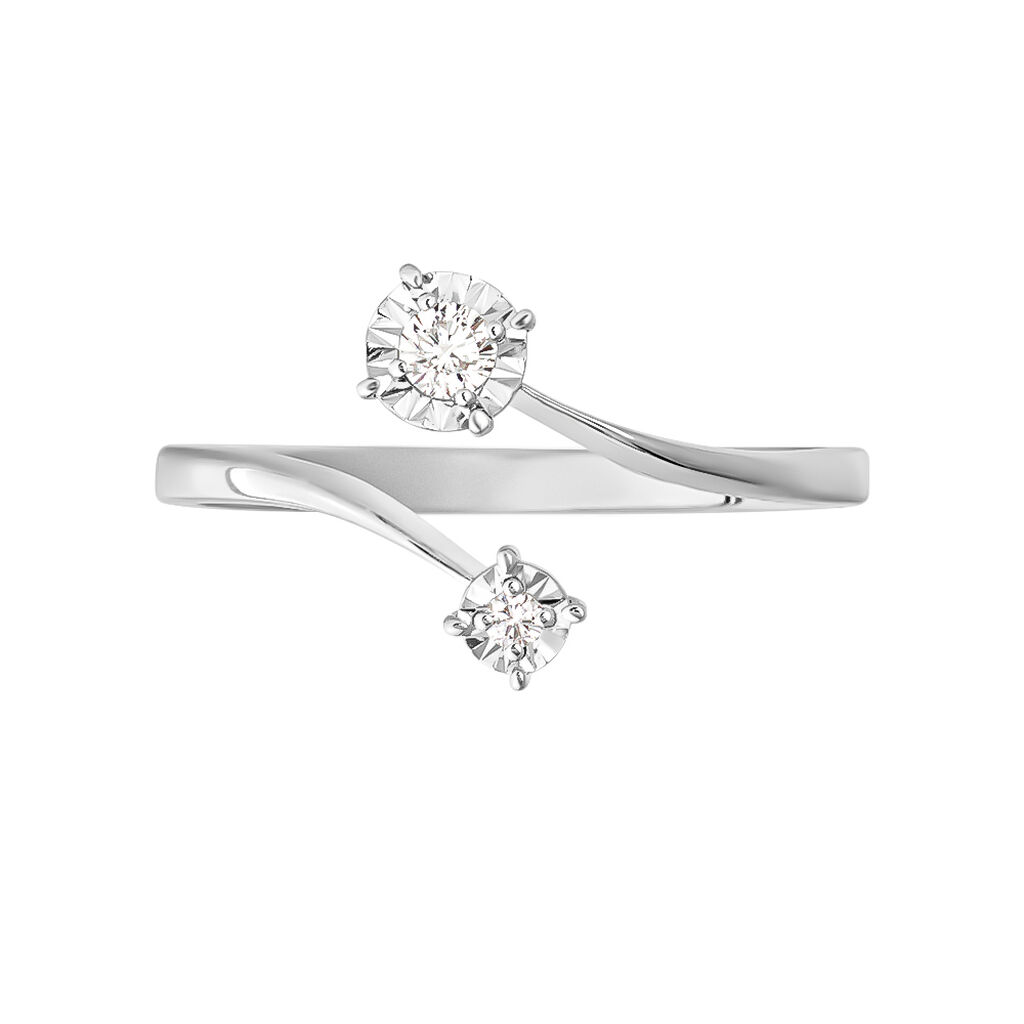 Anello Solitario Diamotion Oro Bianco Diamante - Anelli con Pietre Donna | Stroili