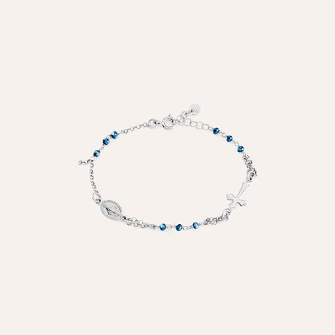 Bracciale Rosario Silver Soul Argento Rodiato Cristallo - Bracciali con Rosario Donna | Stroili