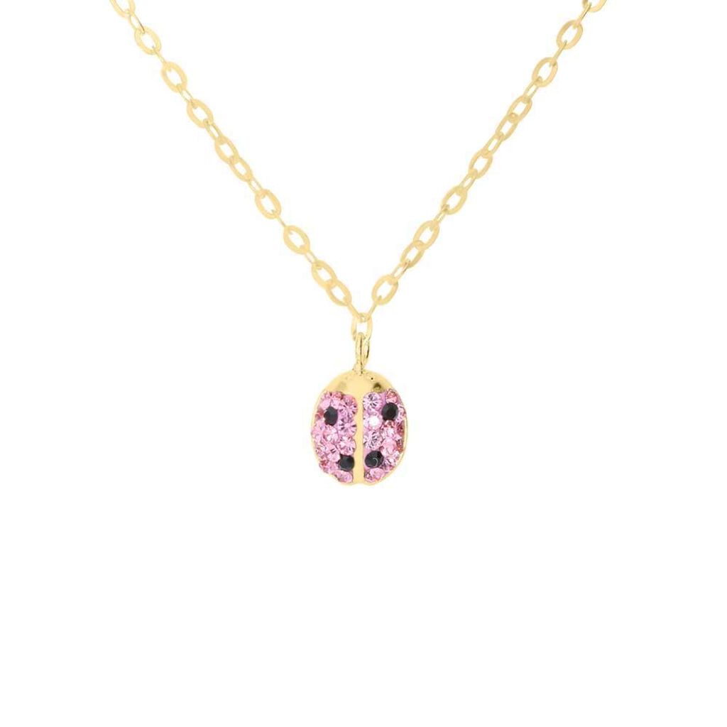 Collana Mon Petit Oro Giallo Cristallo - Collane Bambino | Stroili