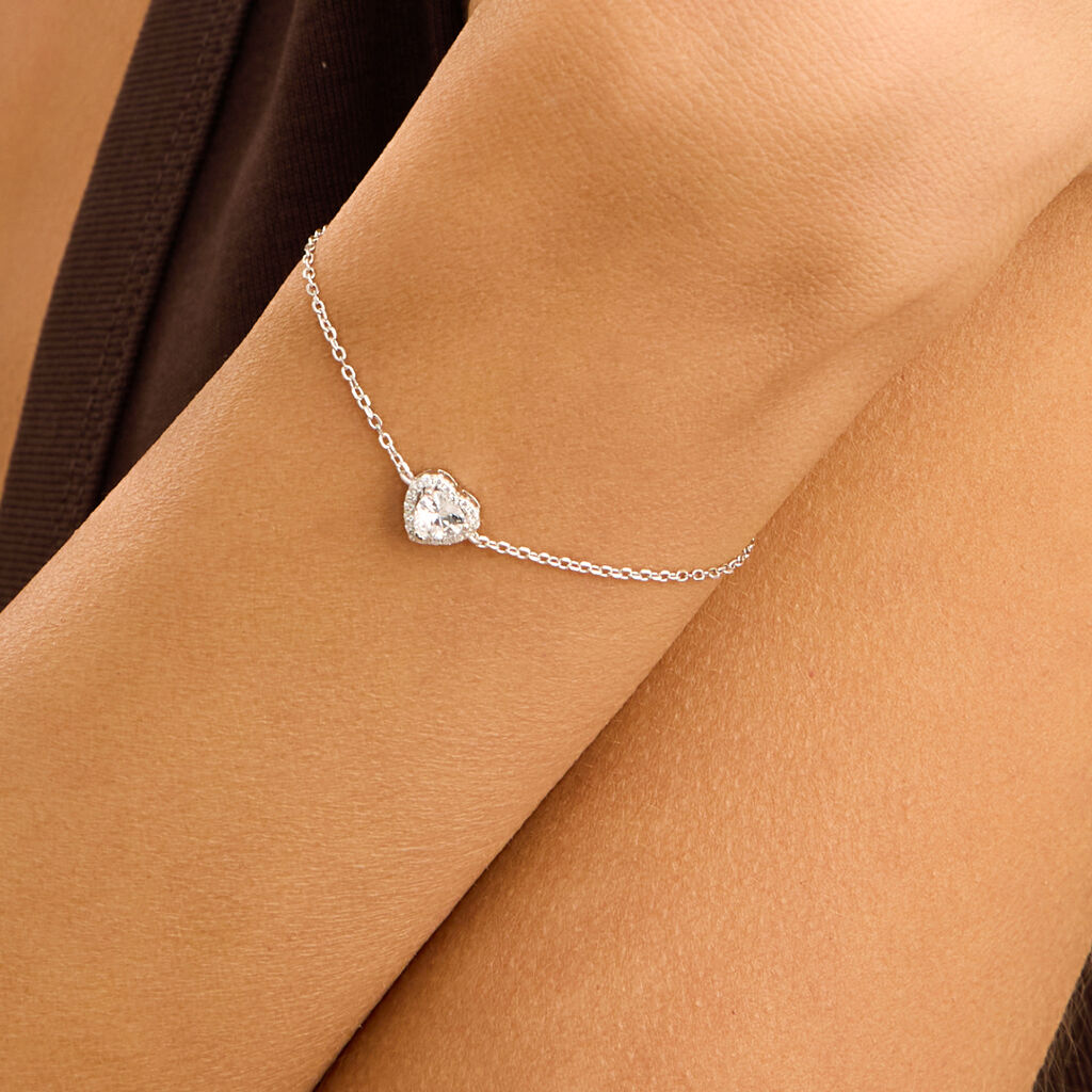 Bracciale Silver Elegance Argento Rodiato Cubic Zirconia - Bracciali Love Donna | Stroili