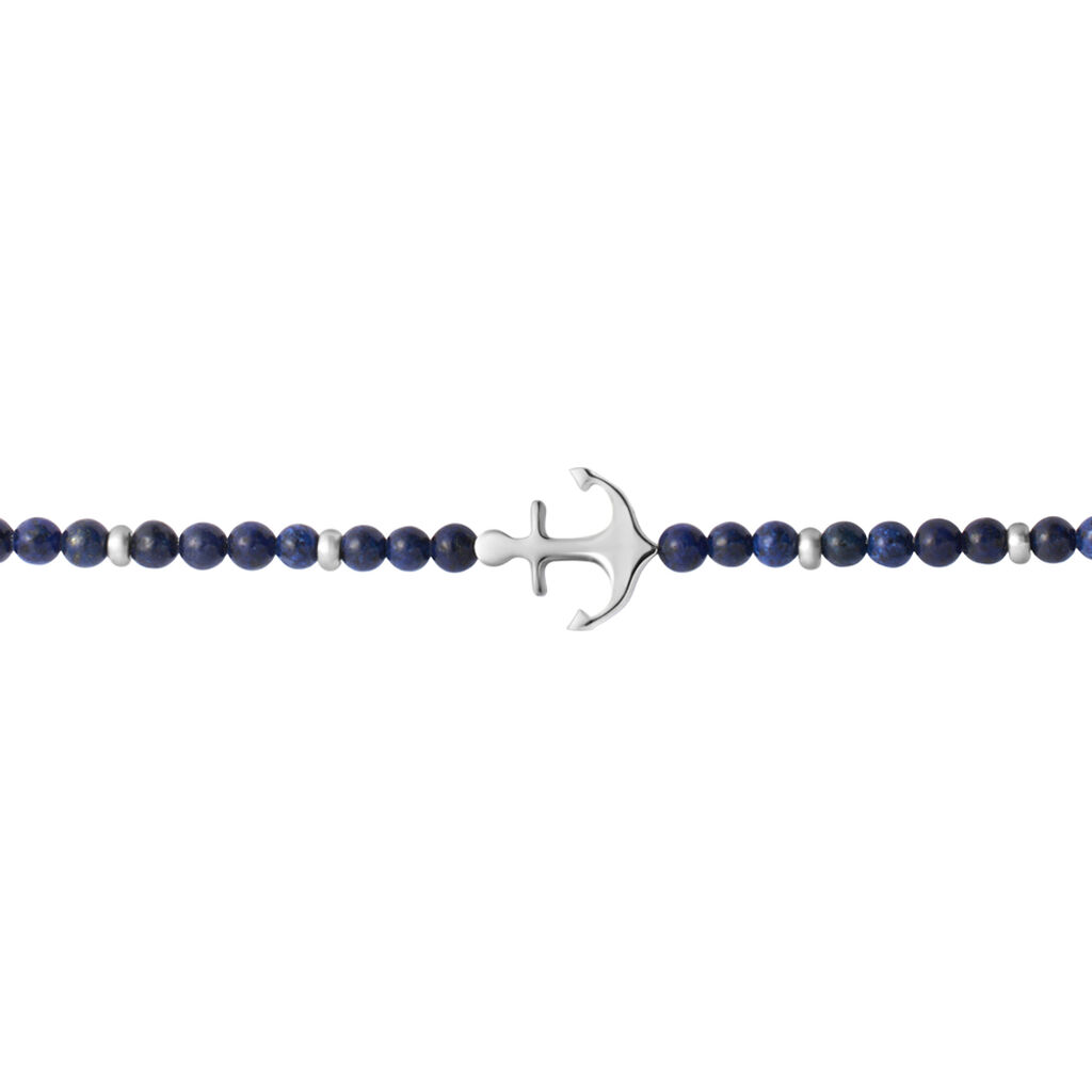 Bracciale Man Code Acciaio Lapislazzuli - Bracciali Uomo | Stroili