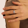 Anello Trilogy Silver Rainbow Argento Rodiato Cubic Zirconia