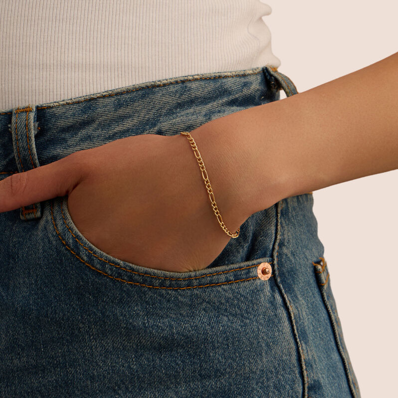 Bracciale Catena Colette Oro Giallo - Bracciali Unisex | Stroili