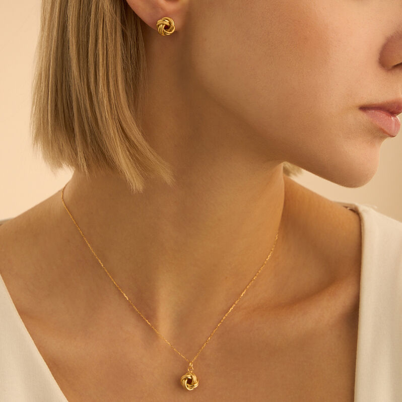 Orecchini Lobo Gold Essence Oro Giallo - Orecchini a Lobo Donna | Stroili