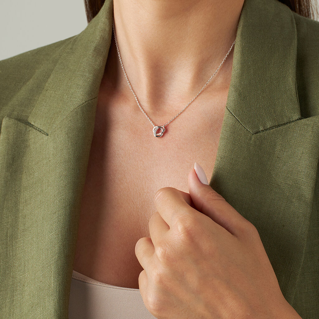 Collana Silver Moments Argento Rodiato Cubic Zirconia - Collane Donna | Stroili
