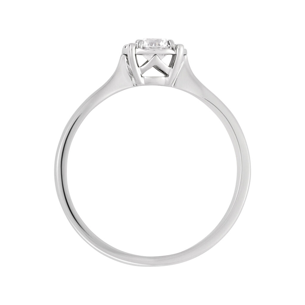 Anello Solitario Diamotion Oro Bianco Diamante