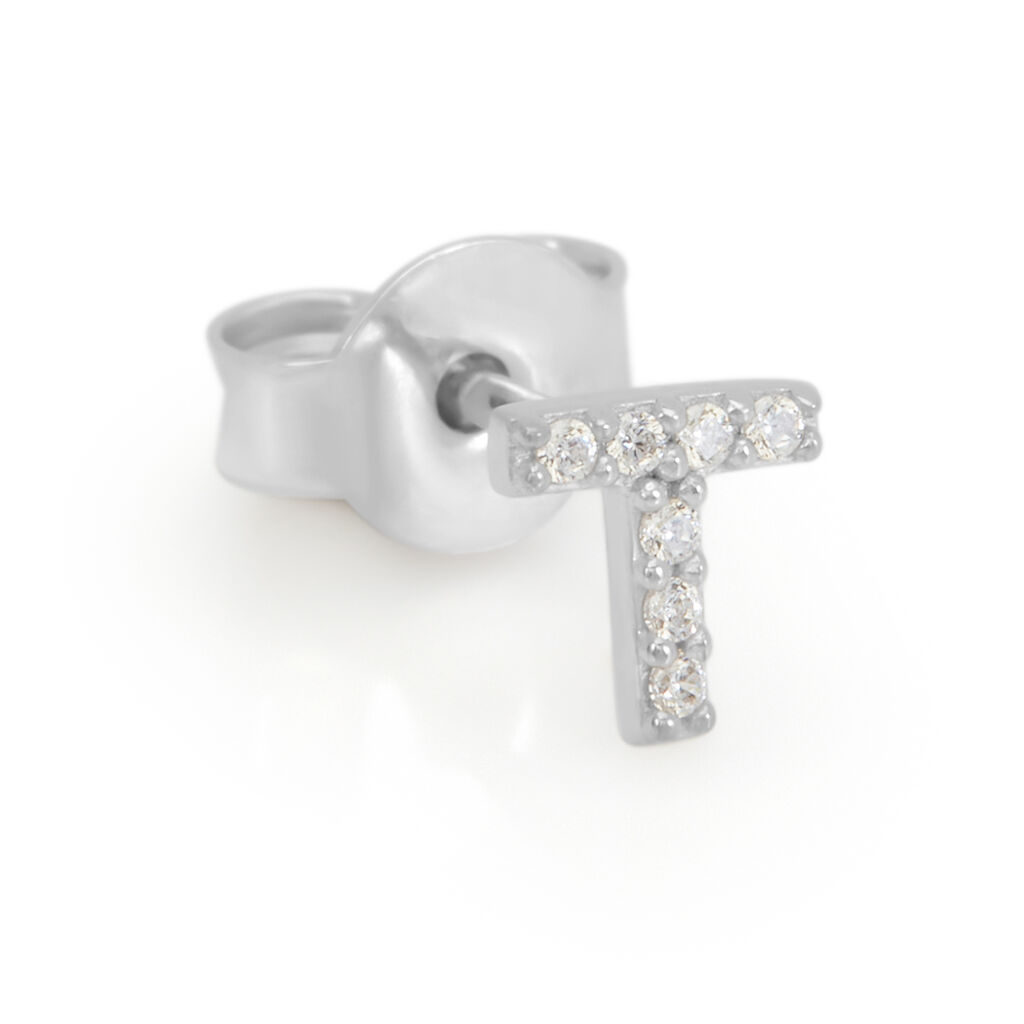 Mono Orecchino Lobo Silver Moments Argento Rodiato Cubic Zirconia - Mono Orecchino Donna | Stroili