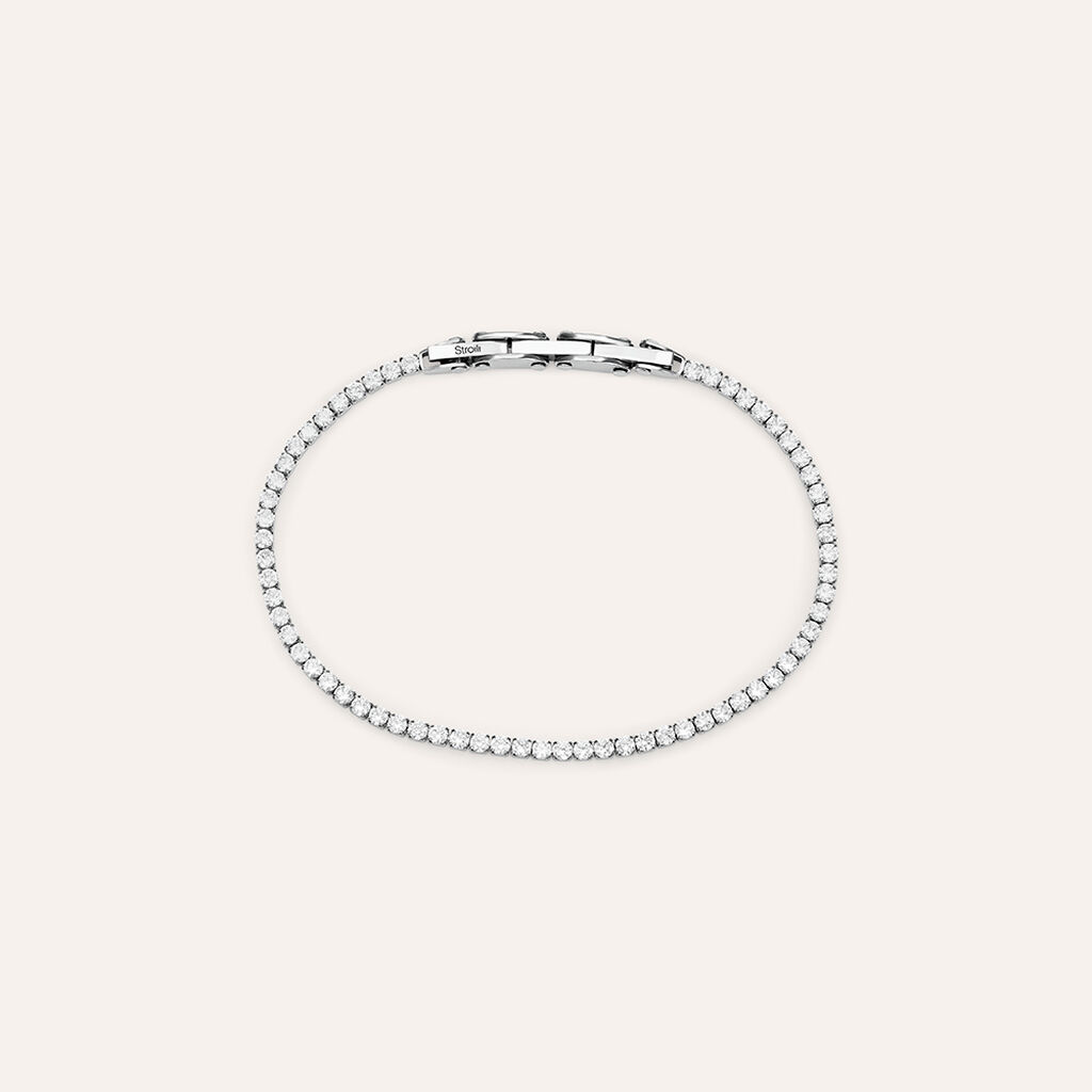 Bracciale Man Code Acciaio Cristallo