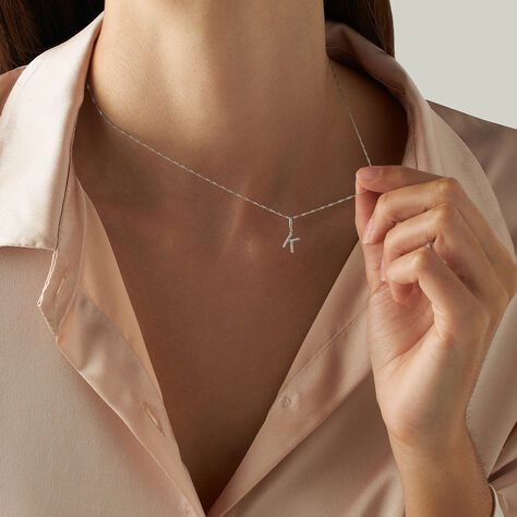 Pendente Sophia Oro Bianco Diamante - Ciondoli Donna | Stroili